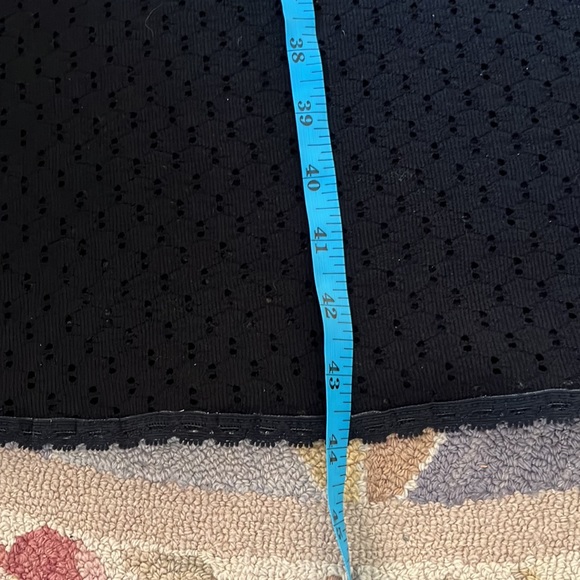 VINTAGE BETSEY JOHNSON BLACK STRETCH MIDI DRESS CLASSIC ICONIC BETSEY LACE S M - Picture 9 of 13